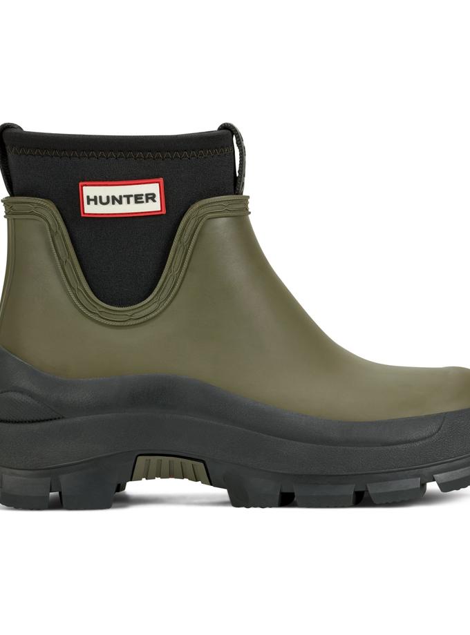 Hunter Boots Women's Eloise Lug Sole Waterproof Neoprene Rain Booties Best Buy