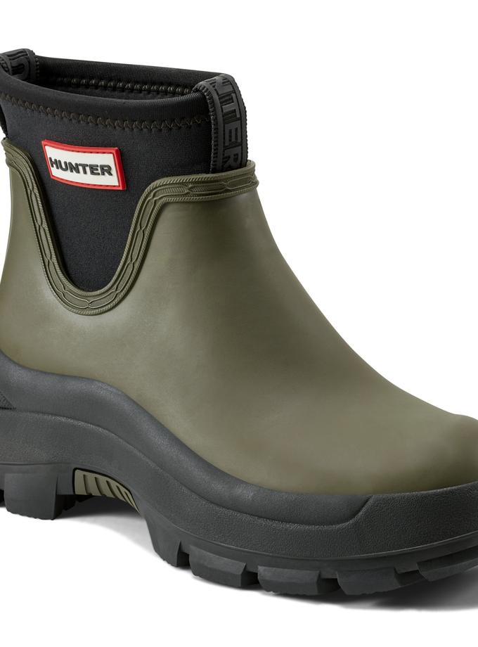 Hunter Boots Women's Eloise Lug Sole Waterproof Neoprene Rain Booties Best Buy