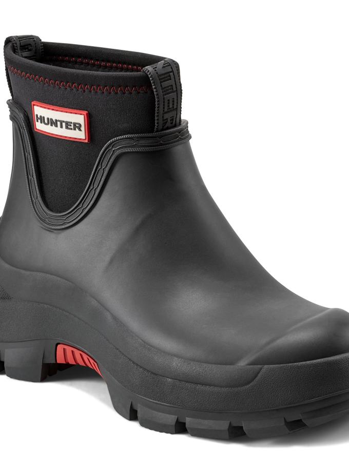 Hunter Boots Women's Eloise Lug Sole Waterproof Neoprene Rain Booties Best Seller