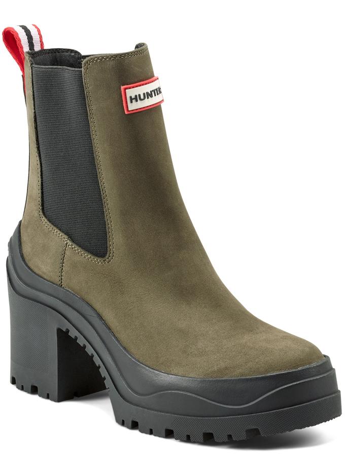 Hunter Boots Women's Miana Heeled Waterproof Chelsea Boots On Sale