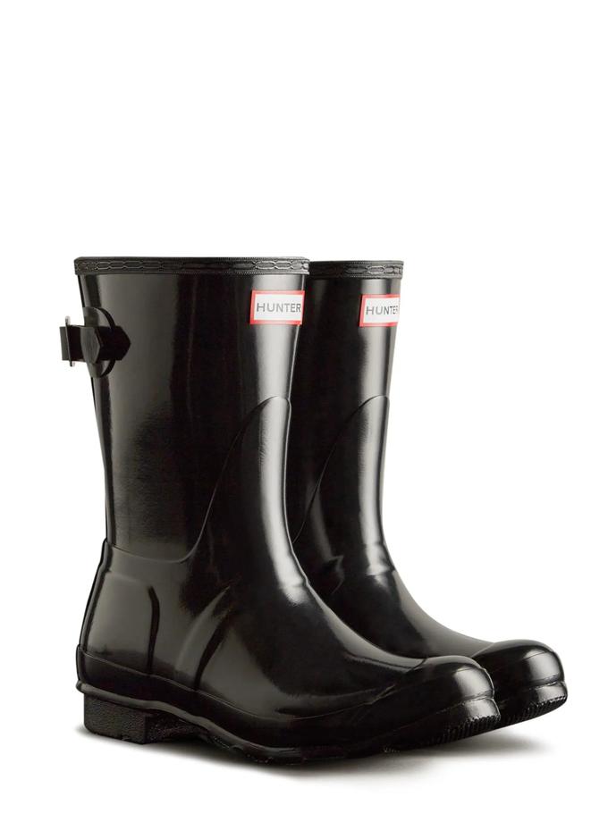 Hunter Boots Women's Original Back Adjustable Short Gloss Rain Boots Best Buy