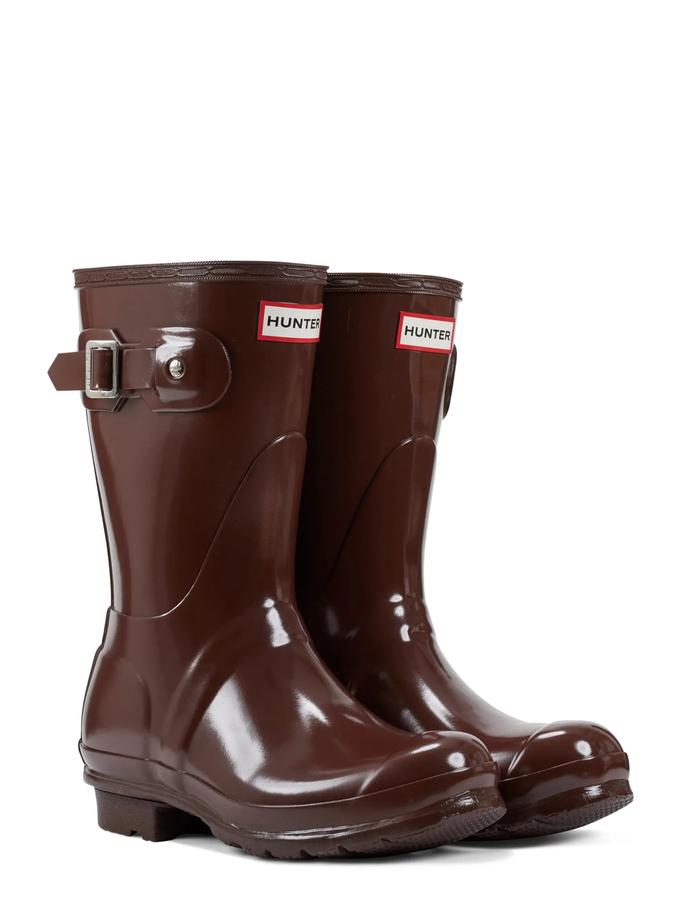 Hunter Boots Women's Original Short Gloss Rain Boots Best Seller