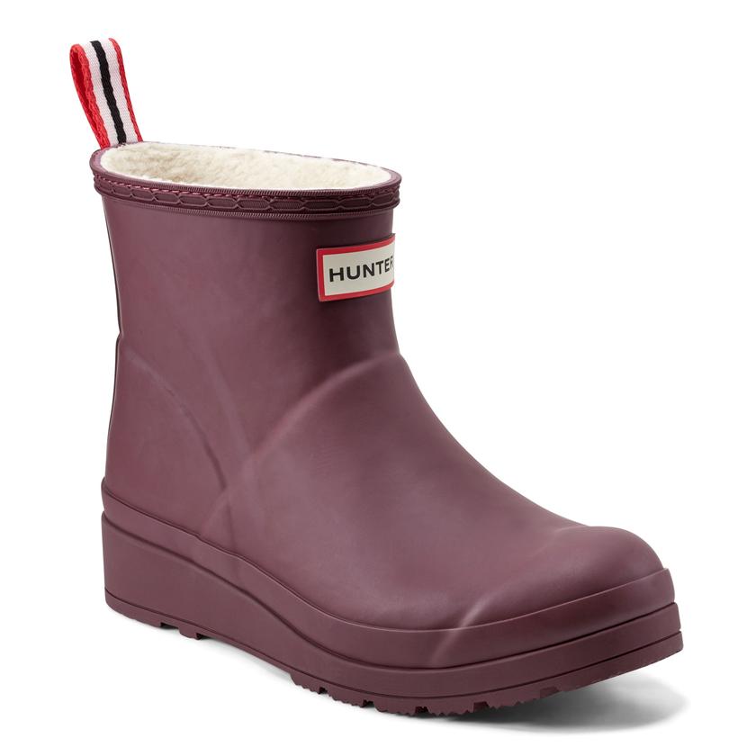 Hunter Boots Women's PLAY™ Insulated Vegan Shearling Short Rain Boots Best Seller